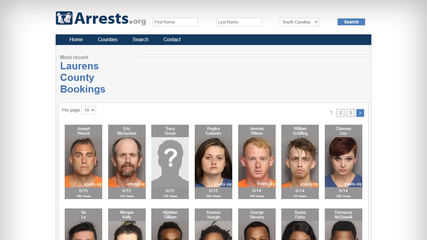 Laurens County Arrests and Inmate Search