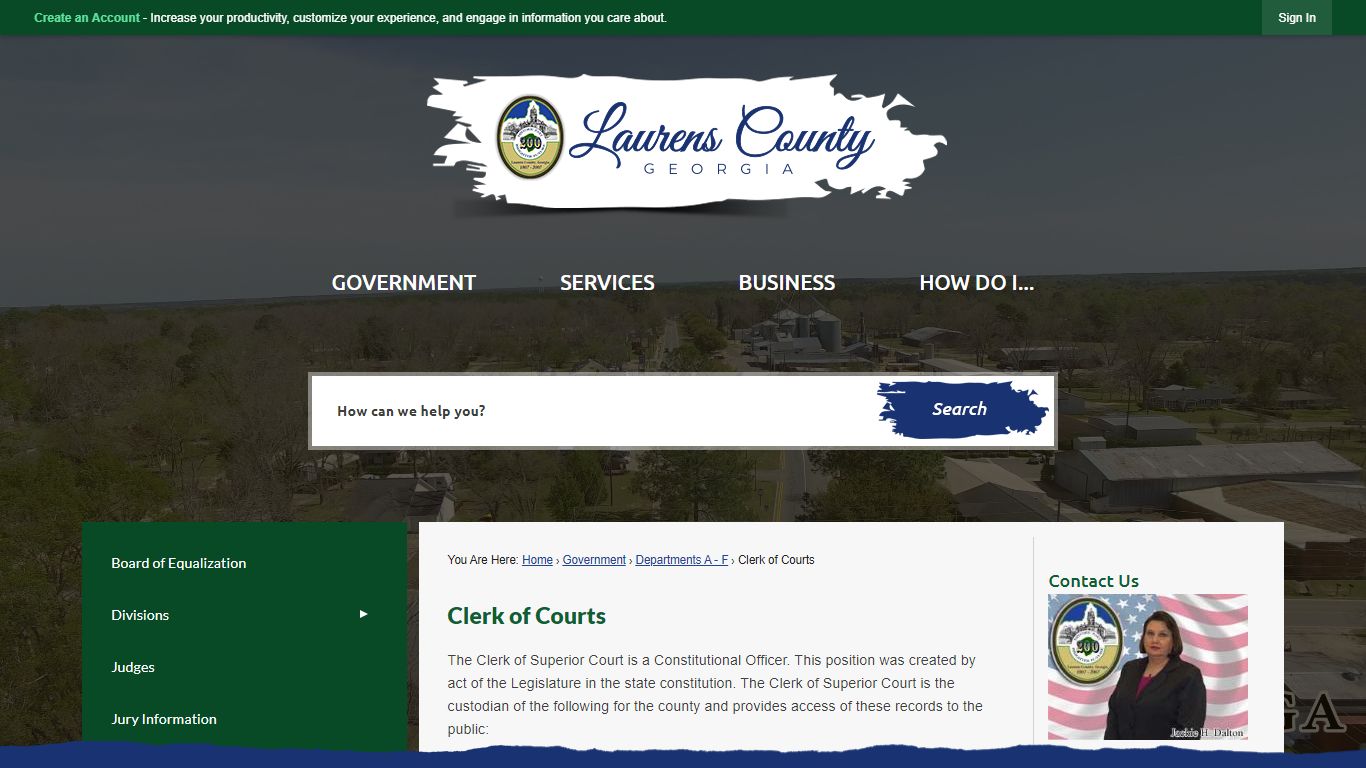 Clerk of Courts | Laurens County, GA